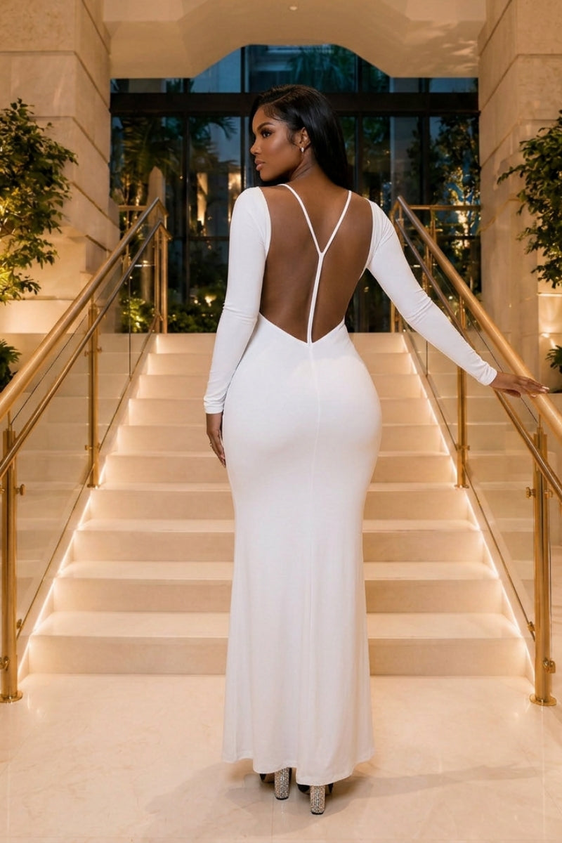 Midnight Halo Gown