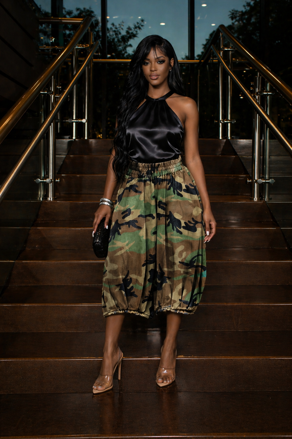 Command Presence Camo Luxe Pant