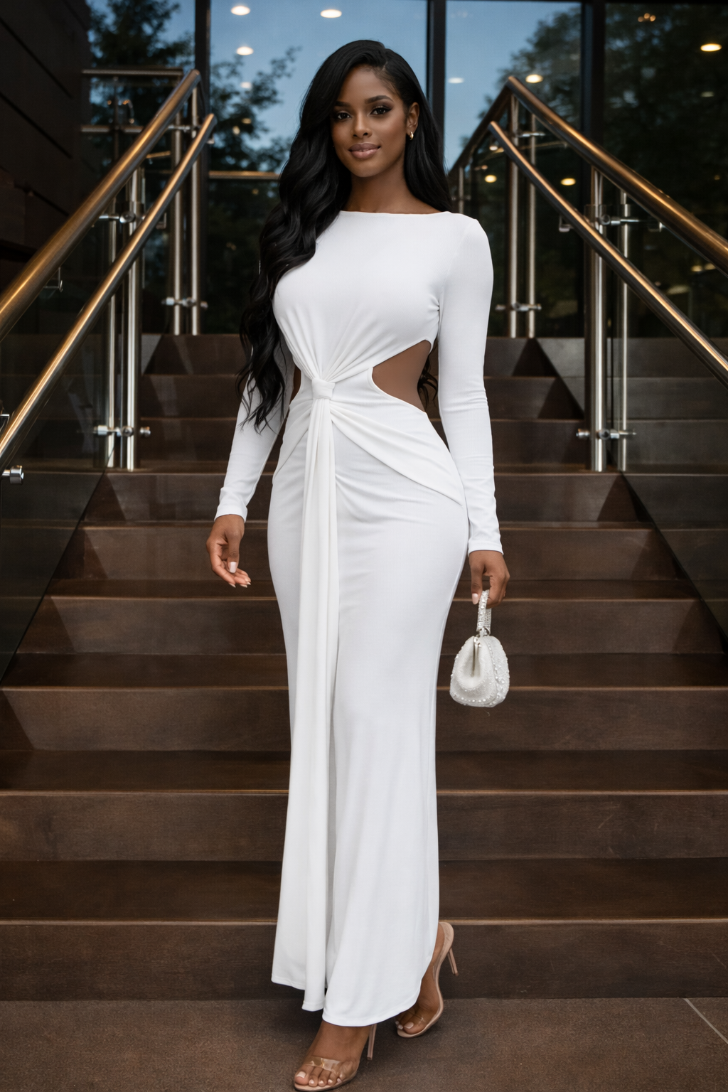 The Midnight Halo Gown